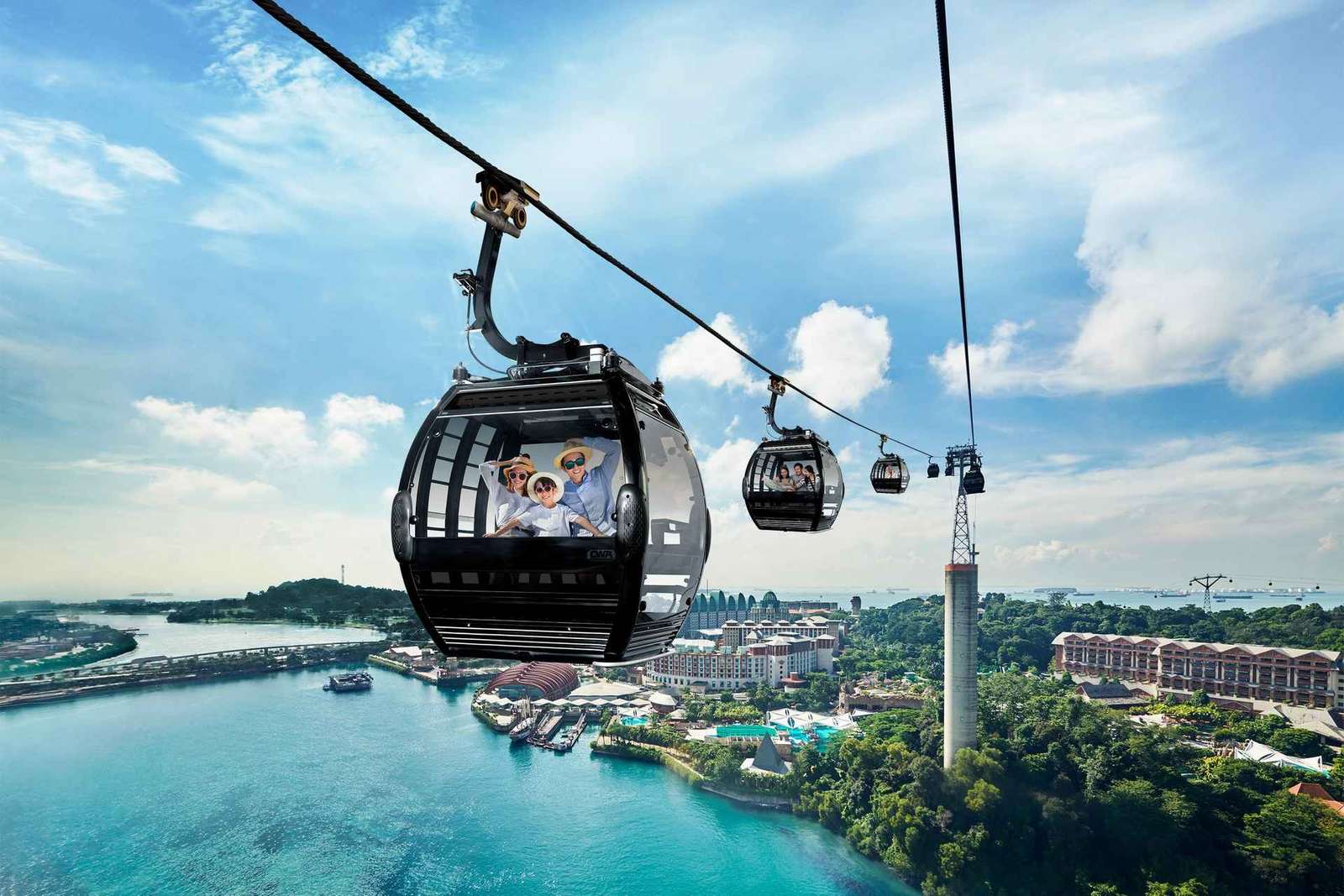 Singapour : Sentosa Cable Car Sky Pass Ticket