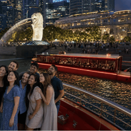 Croisière fluviale nocturne et 2 spectacles + transfert gratuit depuis l'hôtel