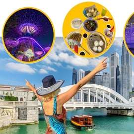 Spectra & Garden Rhapsody Shows avec la croisière sur le fleuve Singapour