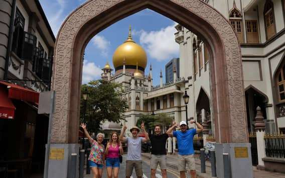 Visite guidée à pied de Chinatown, Little India et Arab Street (4 heures)
