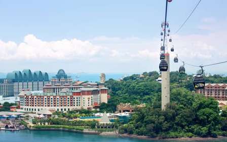 Singapour : Sky Pass pour le téléphérique de Sentosa