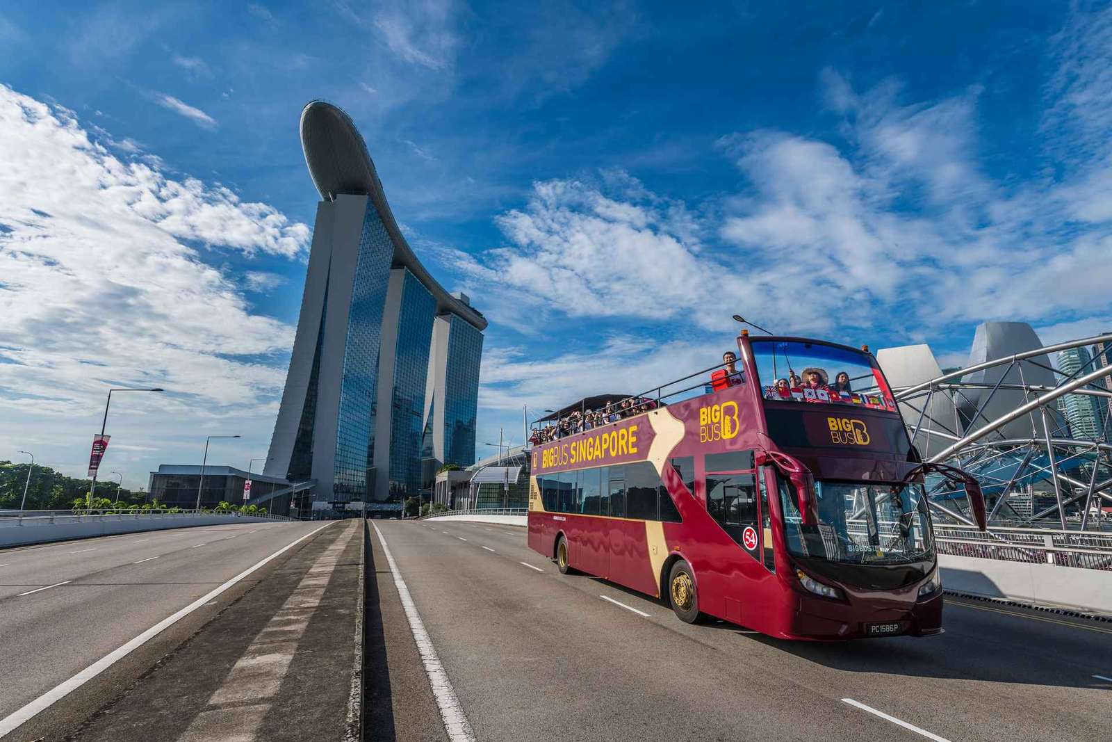 Singapour : visite en bus à arrêts à arrêts multiples multiples
