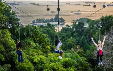 Singapour : Zipline Mega Adventure