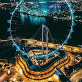 Singapour : billet à entrée programmée pour le Singapore Flyer et la Time Capsule