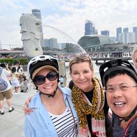 Singapour : visite à vélo des temps forts de la ville (visite patrimoniale de 4 heures)