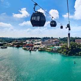 Singapour : Sentosa Cable Car Sky Pass Ticket