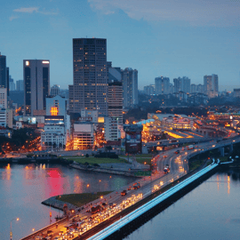 De l'aéroport Changi de Singapour (SIN) à Johor Bahru (Malaisie)